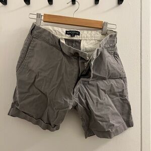 J Crew Gray Chino Shorts